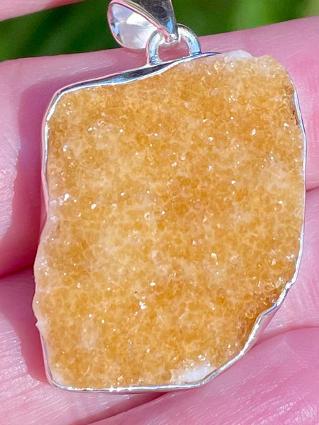 Citrine Druzy Pendant - Morganna’s Treasures