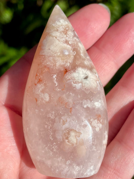 Small Flower Agate Flame - Morganna’s Treasures 