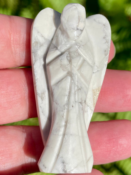 Howlite Pocket Angel - Morganna’s Treasures 