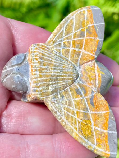 Hand Carved Bumblebee Jasper Bee - Morganna’s Treasures