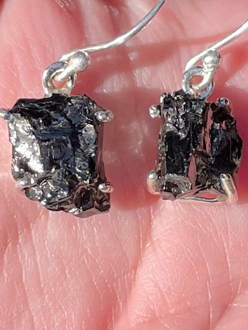 Rough Elite Russian Shungite Earrings - Morganna’s Treasures