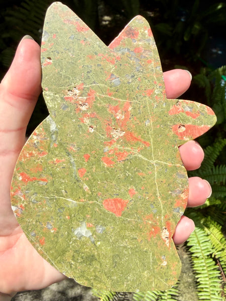 Amazing Unakite Turtle Charging Plate