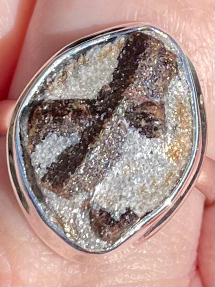 Staurolite (Fairy Cross) Ring Size 9 - Morganna’s Treasures