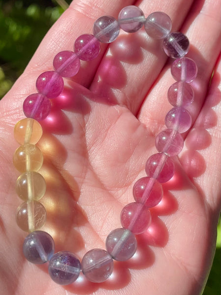 Multi-Colored Fluorite Bracelet - Morganna’s Treasures