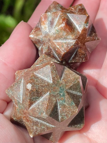 Hessonite Garnet Metatron's Cube - Morganna’s Treasures