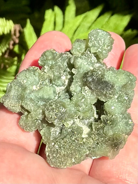 Prehnite with Epidote Cluster
