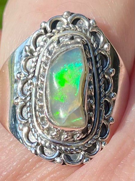 Ethiopian Opal Ring Size 8 - Morganna’s Treasures 