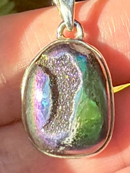 Titanium Aura Window Quartz Pendant - Morganna’s Treasures