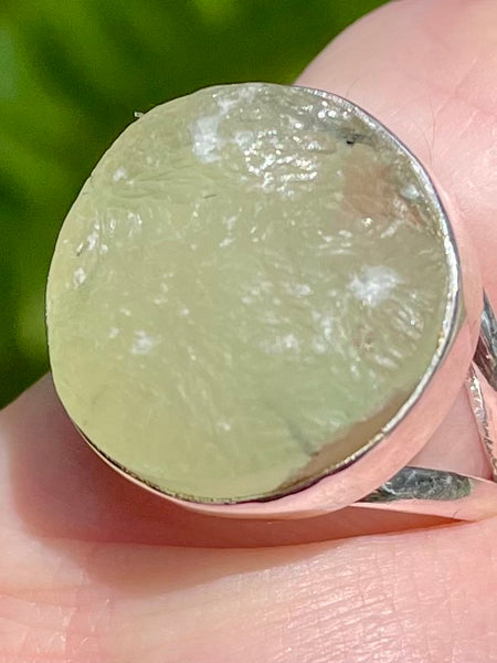 Rough Prehnite Ring Size 7 - Morganna’s Treasures 