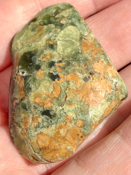 Rainforest Jasper Palm Stone