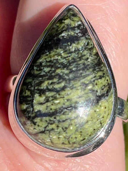 Forest Green Jasper Ring Size 10 - Morganna’s Treasures