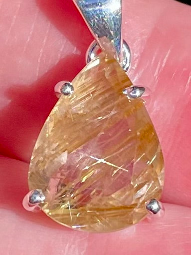 Rutilated Quartz Pendant - Morganna’s Treasures