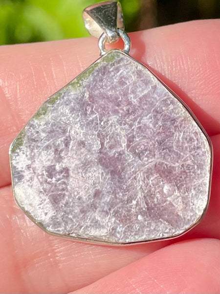 Flashy Lepidolite Pendant - Morganna’s Treasures