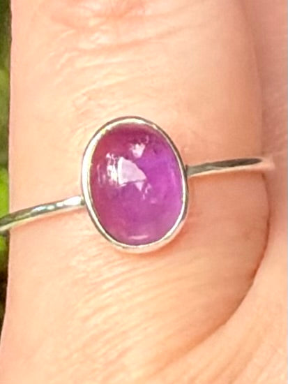 Purple Amethyst Ring Size 6.5 - Morganna’s Treasures