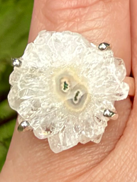 Quartz Stalactite Ring Size 7 - Morganna’s Treasures