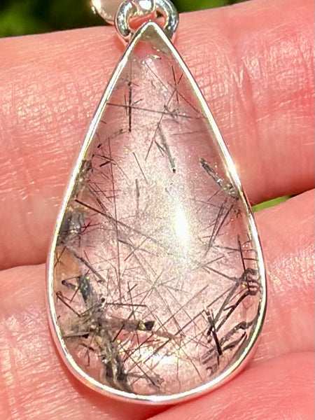 Tourmalinated Quartz Pendant
