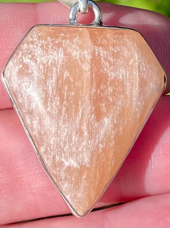 Orange Selenite Pendant - Morganna’s Treasures