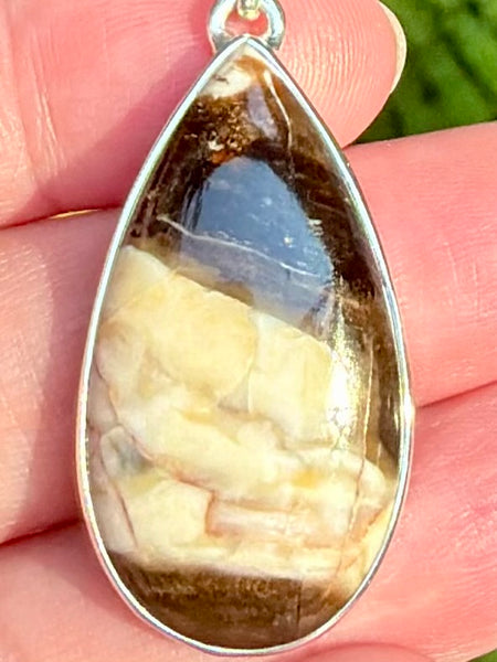 Peanut Wood Jasper Pendant - Morganna’s Treasures