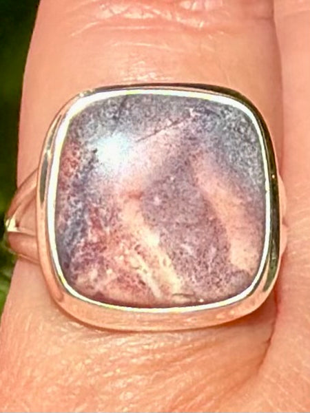 Porcelain Jasper Ring Size 8.5