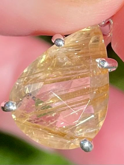 Rutilated Quartz Pendant - Morganna’s Treasures