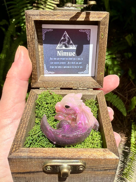 “Nimue” Resin Dragon