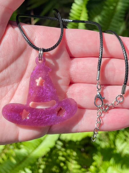 Witch Hat Resin Necklace - Morganna’s Treasures