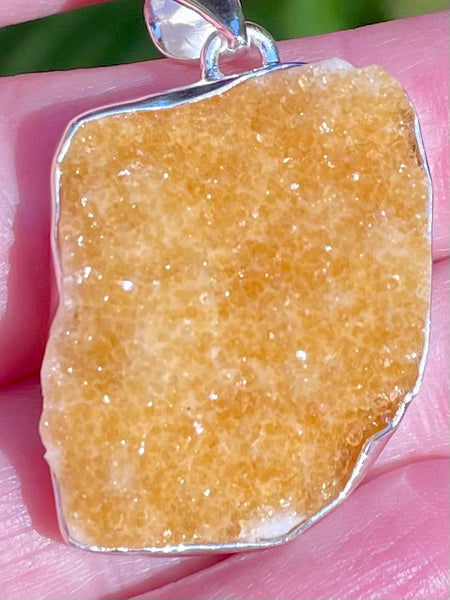 Citrine Druzy Pendant - Morganna’s Treasures