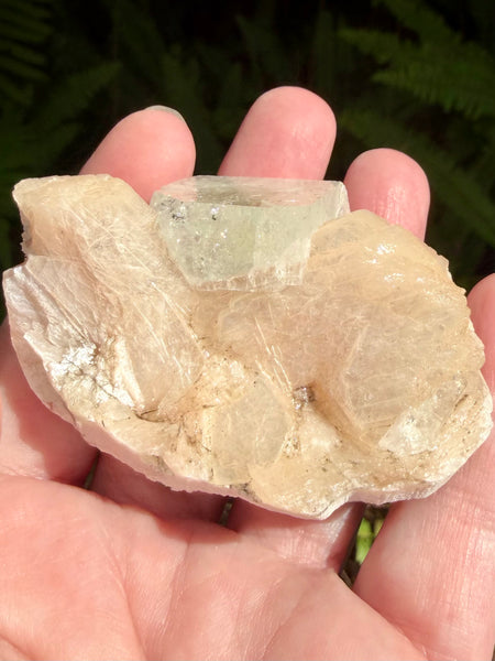 Apophyllite with Stilbite Crystal Cluster - Morganna’s Treasures