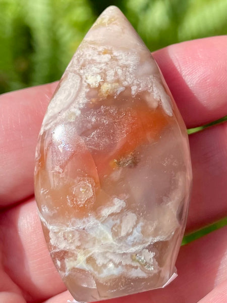 Small Flower Agate Flame - Morganna’s Treasures 