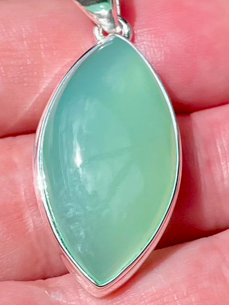 Aqua Chalcedony Pendant - Morganna’s Treasures 