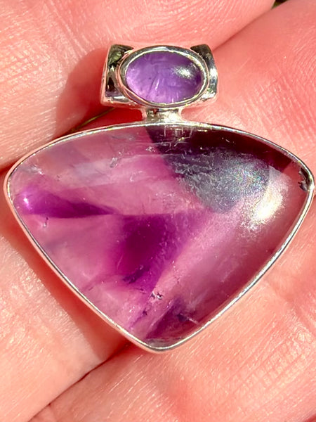 Star (Trapiche) Amethyst Pendant