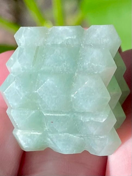 Green Aventurine Lemurian Power Cube - Morganna’s Treasures 