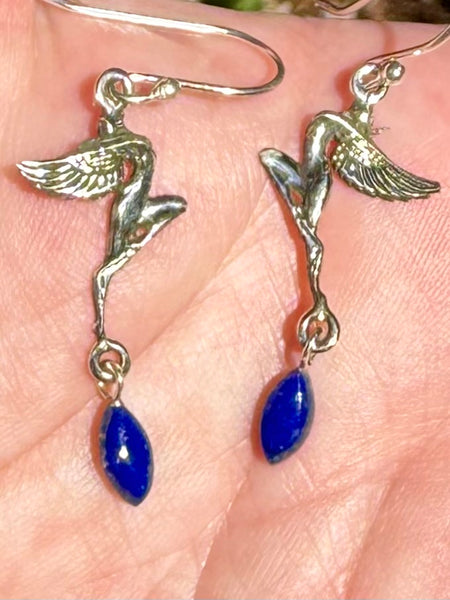 Lapis Lazuli Fairy Earrings