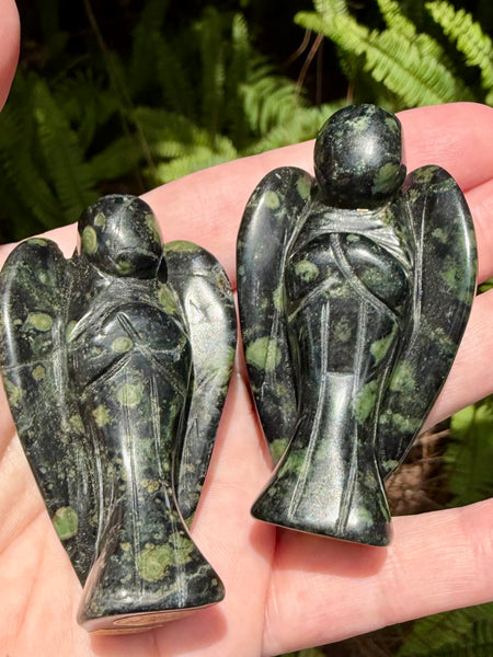 Kambaba Jasper Pocket Angel - Morganna’s Treasures