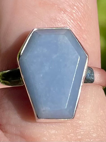 Angelite Ring Size 9 - Morganna’s Treasures 