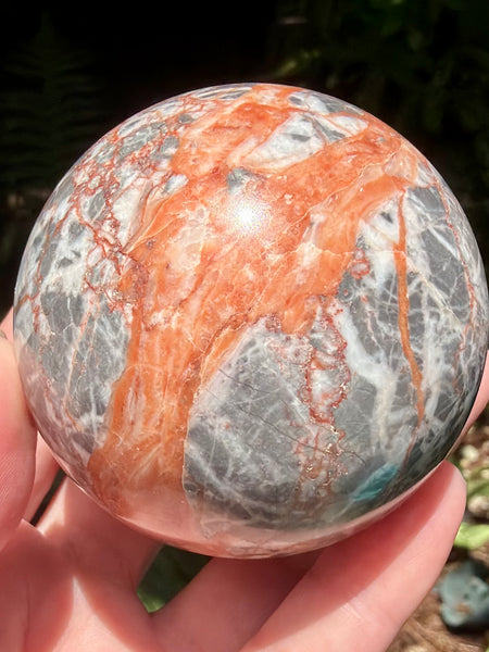 Spider Web Jasper Sphere