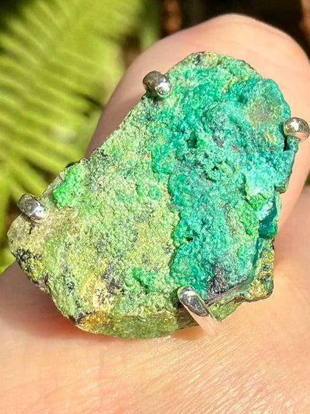 Rough Conichalcite Ring Size 7.5 - Morganna’s Treasures