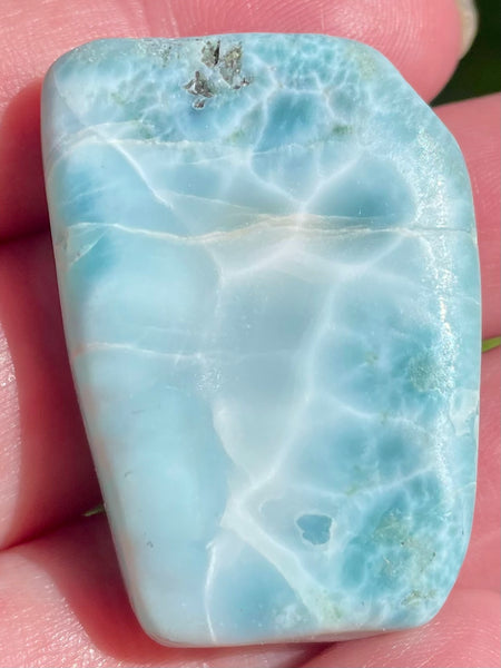 Larimar Palm Stone - Morganna’s Treasures