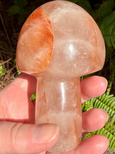 Beautiful Hematoid Quartz Mushroom - Morganna’s Treasures
