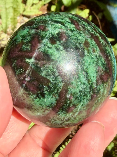 Ruby in Zoisite Sphere - Morganna’s Treasures