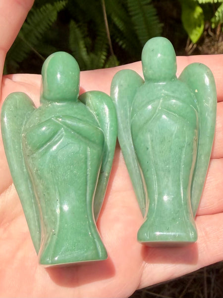 Green Aventurine Pocket Angel - Morganna’s Treasures