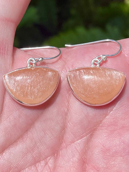 Orange Selenite Earrings - Morganna’s Treasures 