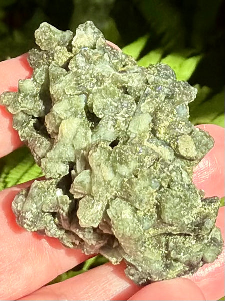 Prehnite with Epidote Cluster