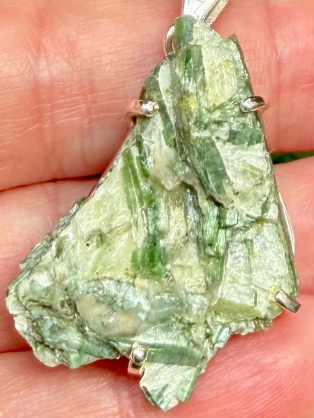 Rough Actinolite Pendant