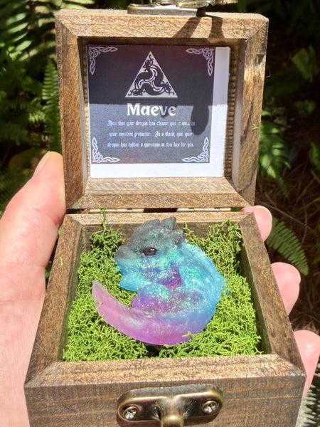 “Maeve” Resin Dragon