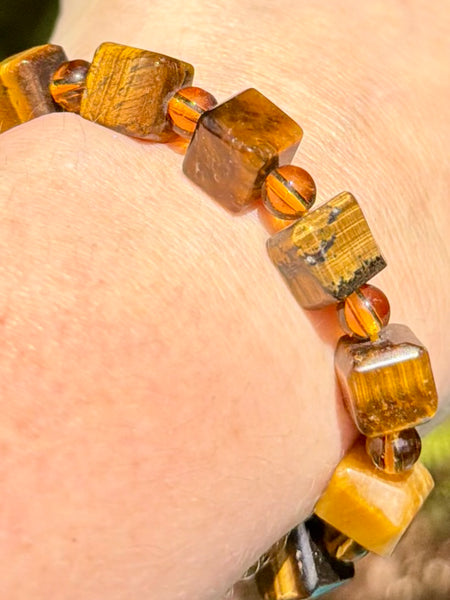 Faceted Tigers Eye Bracelet - Morganna’s Treasures