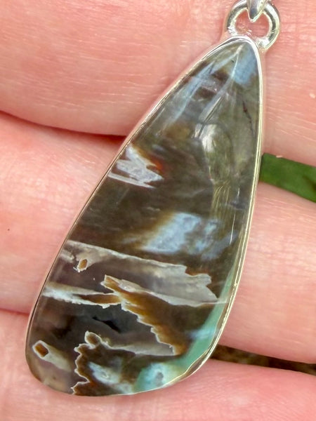 Turkish Tube Agate Pendant