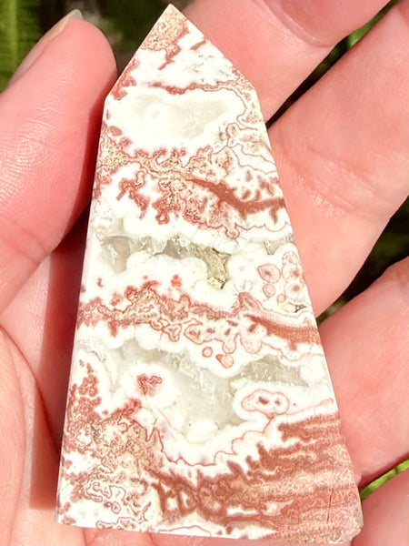 Crazy Lace Agate Obelisk