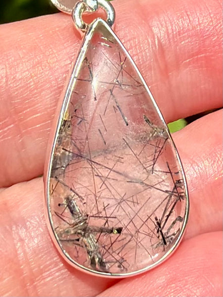 Tourmalinated Quartz Pendant