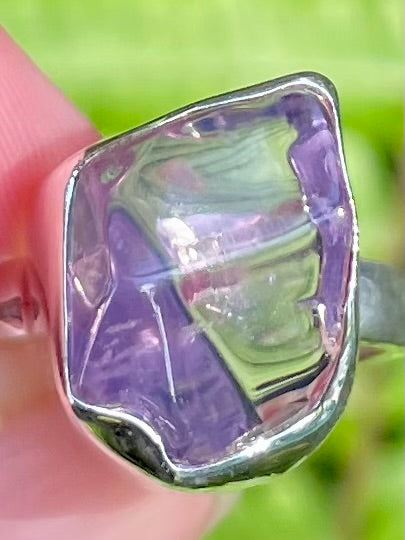 Rough Lavender Quartz Ring Size 9 - Morganna’s Treasures 